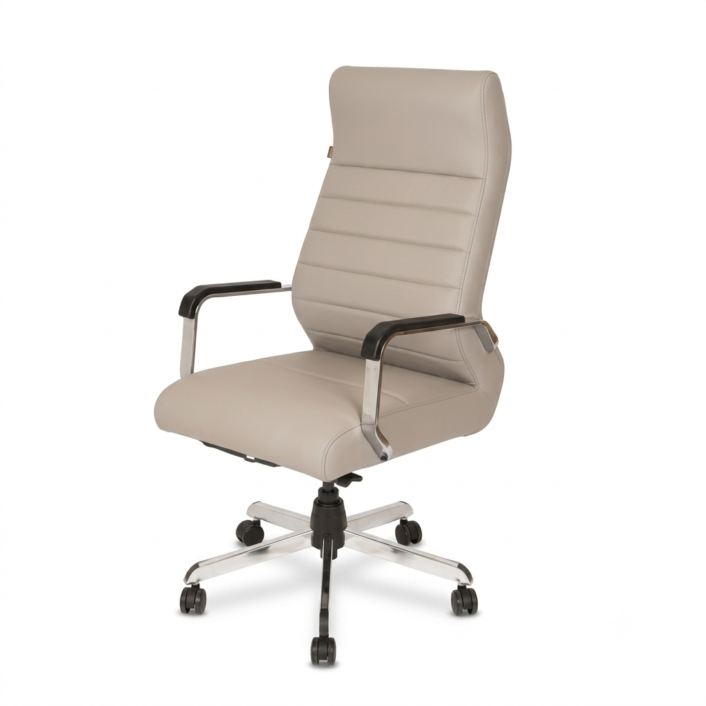 High Back Executive Chair with Torsion Bar Mechanism & Metal Base DR-640