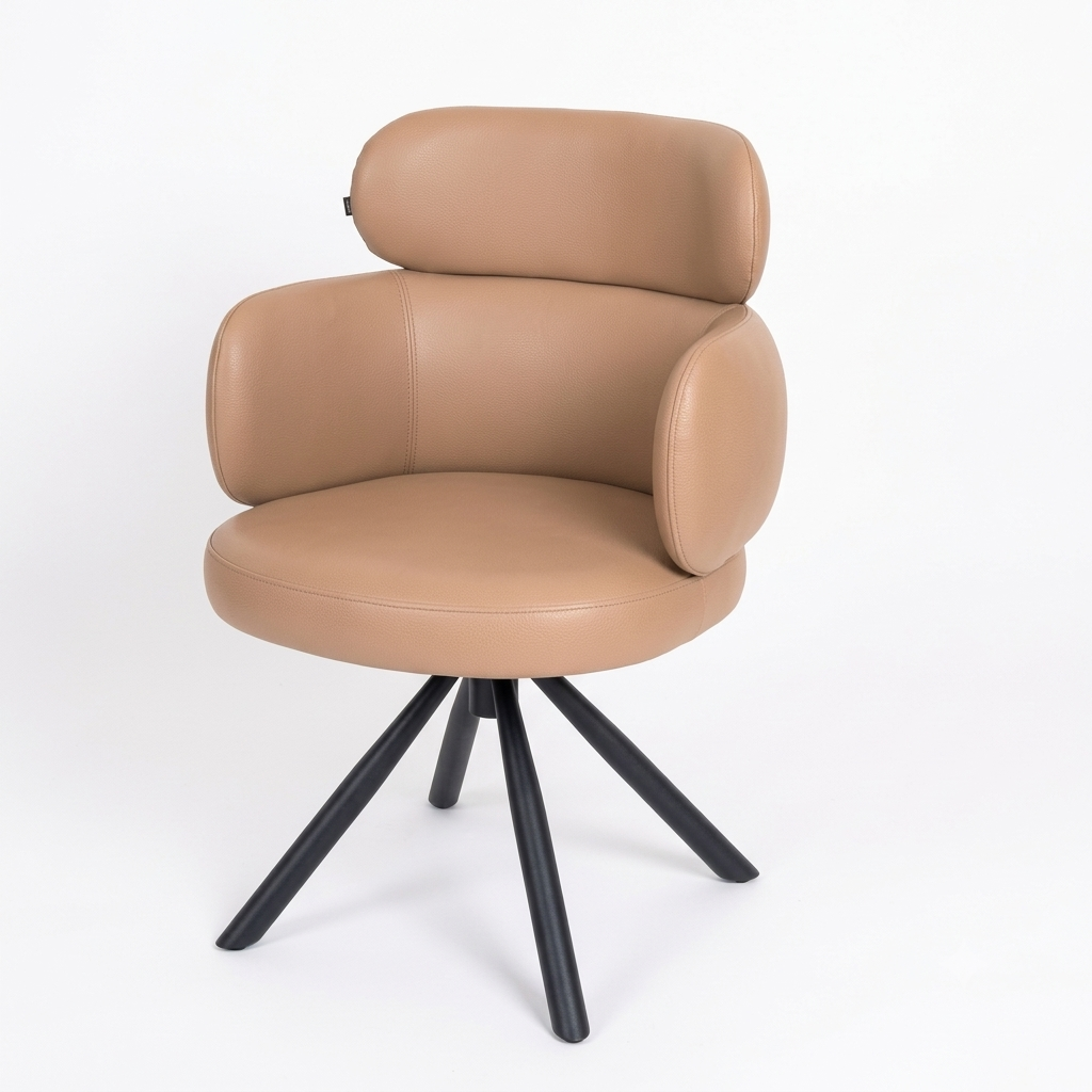 Auto-Reverse Fabric & Leatherette Chair – AR-12322